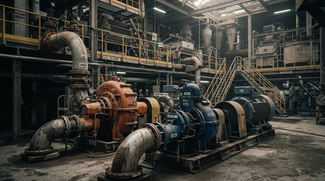 Heavy industrial pumps